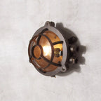 Wall Sconce | Glass Shade & Die-Cast Aluminum | Bronze Finish