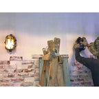 Wall Sconce | Glass Shade & Die-Cast Aluminum | Bronze Finish