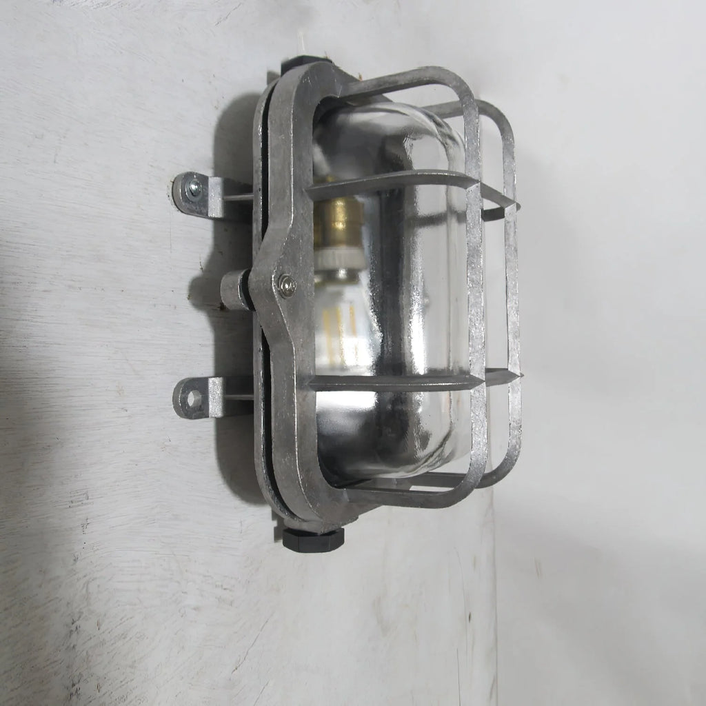 Wall Sconce | Glass Shade & Die-Cast Aluminum | Bronze Finish