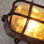 Wall Sconce | Glass Shade & Die-Cast Aluminum | Bronze Finish