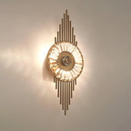 Wall Sconce | Gold Finish & Cut Glass | E14 Base