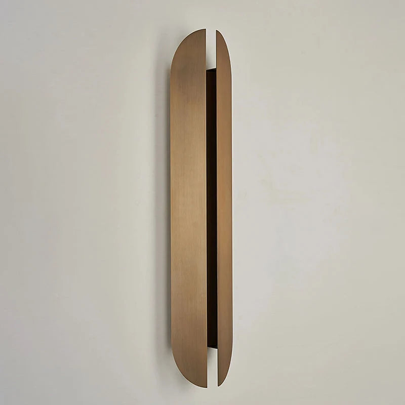 Wall Sconce | Integrated LED Stainless Steel & Copper | 60 cm