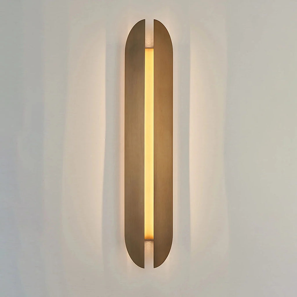 Wall Sconce | Integrated LED Stainless Steel & Copper | 60 cm