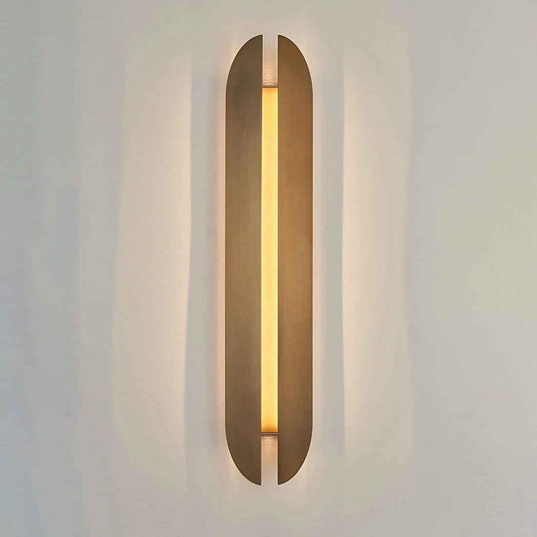 Wall Sconce | Integrated LED Stainless Steel & Copper | 60 cm