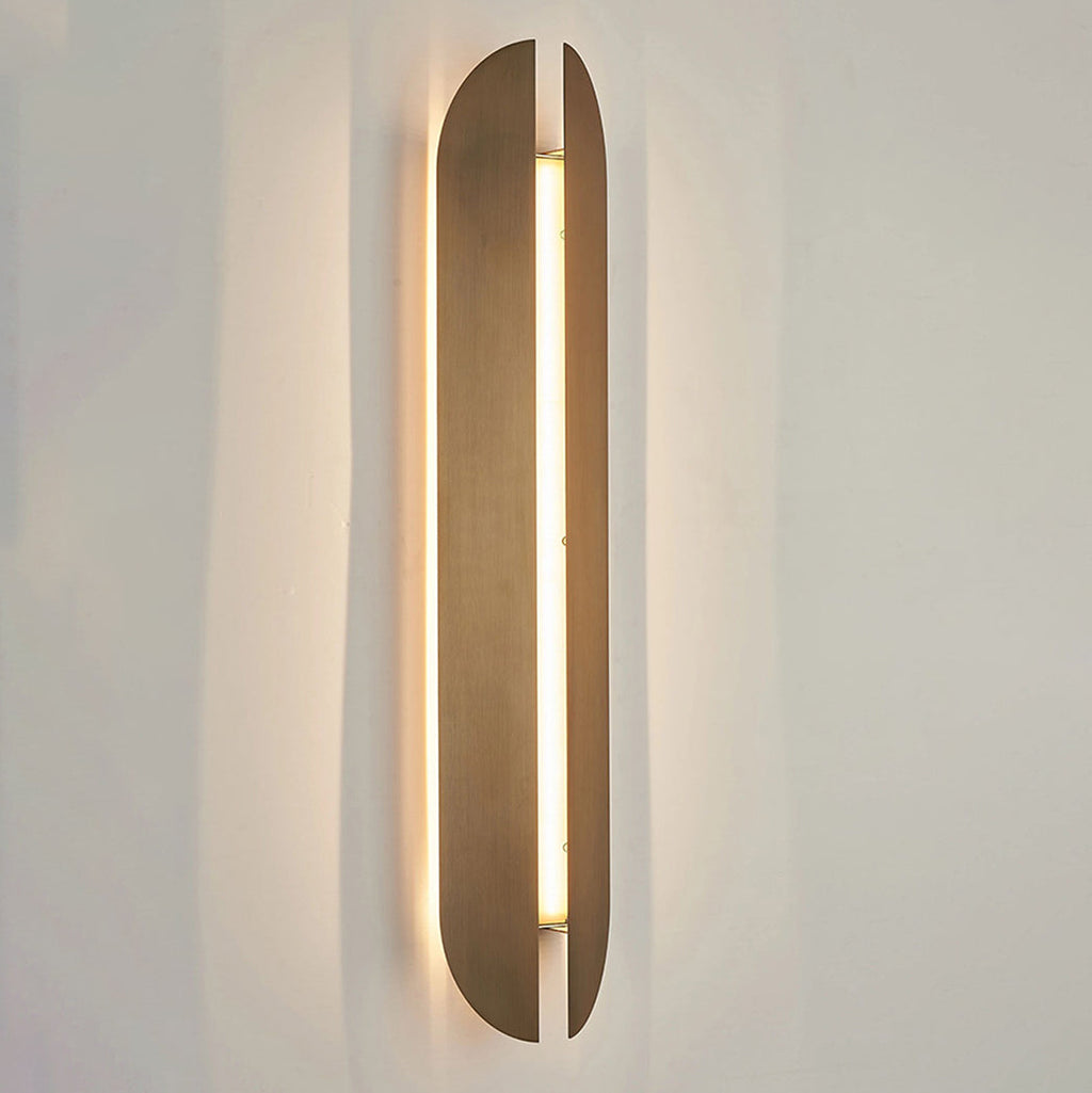 Wall Sconce | Integrated LED Stainless Steel & Copper | 60 cm