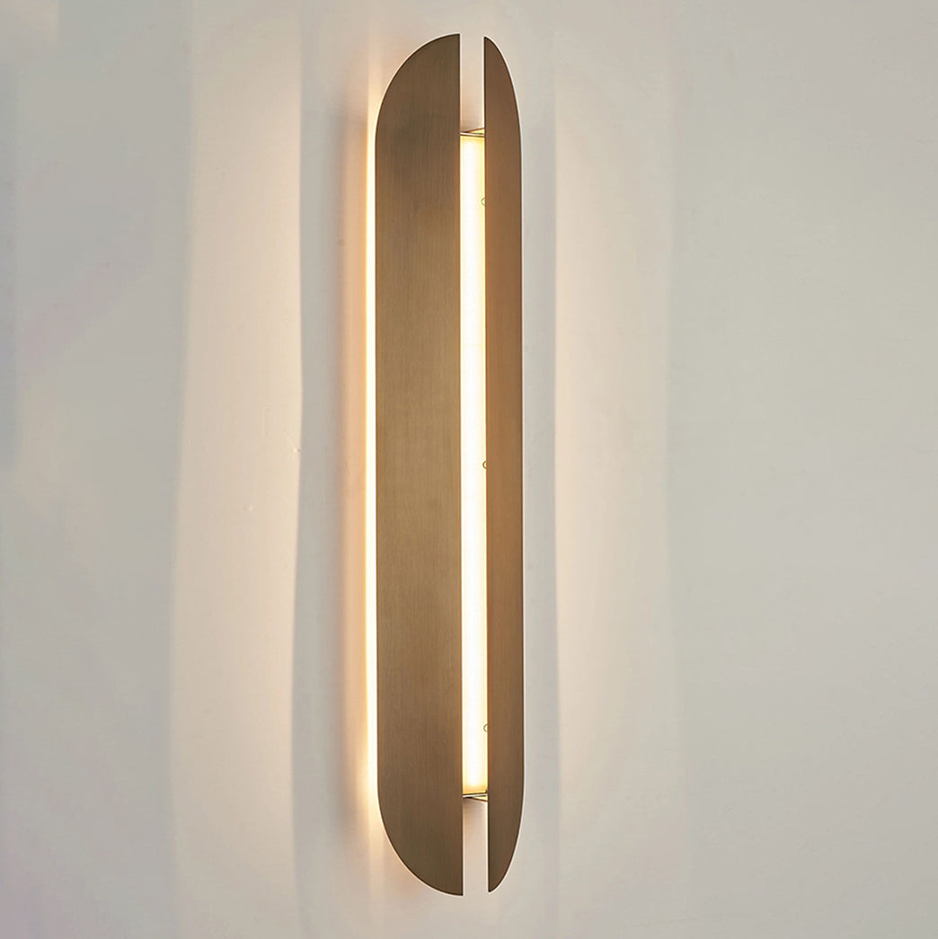 Wall Sconce | Integrated LED Stainless Steel & Copper | 60 cm