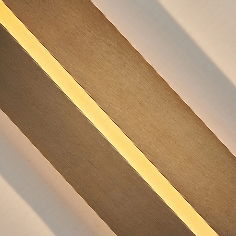 Wall Sconce | Integrated LED Stainless Steel & Copper | 60 cm