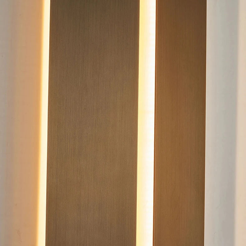 Wall Sconce | Integrated LED Stainless Steel & Copper | 60 cm