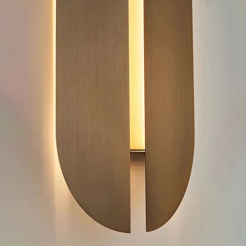 Wall Sconce | Integrated LED Stainless Steel & Copper | 60 cm