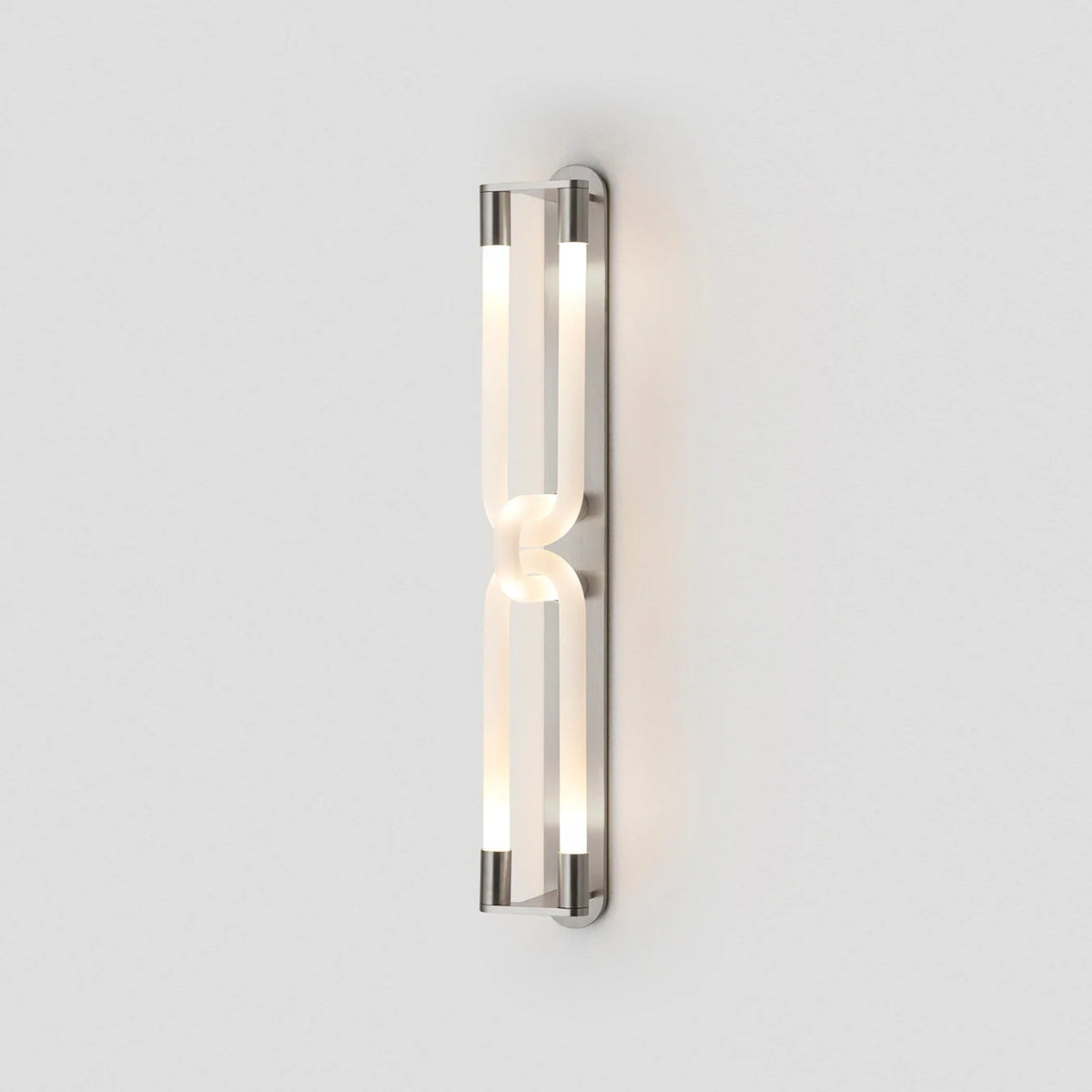 Wall Sconce | Interlocking Fingers Design | Integrated LED Lighting