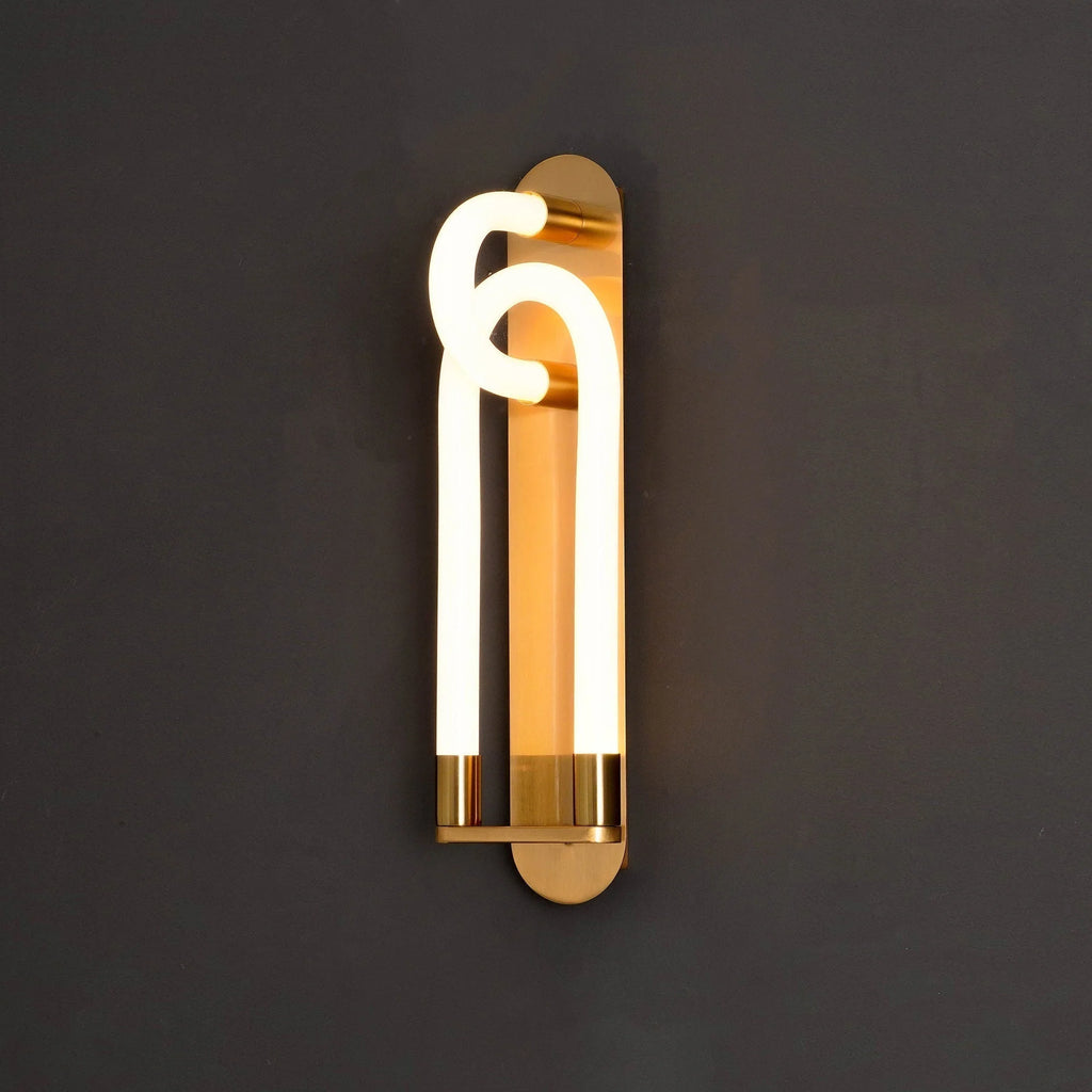 Wall Sconce | Interlocking Fingers Design | Integrated LED Lighting