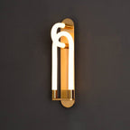 Wall Sconce | Interlocking Fingers Design | Integrated LED Lighting
