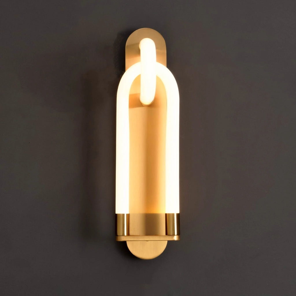 Wall Sconce | Interlocking Fingers Design | Integrated LED Lighting