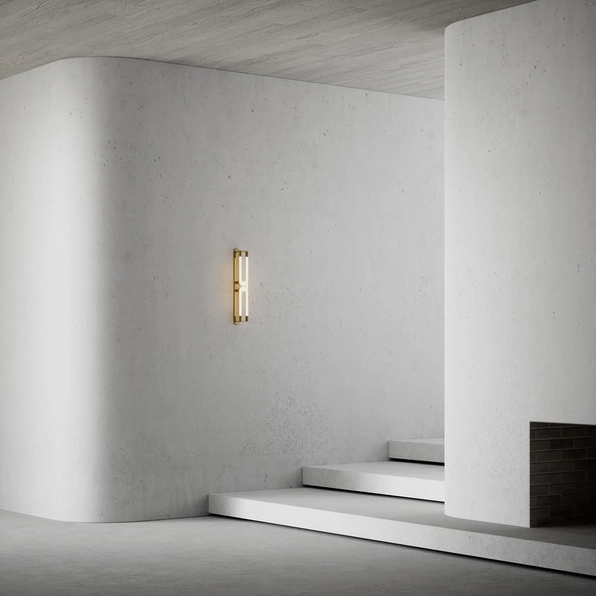 Wall Sconce | Interlocking Fingers Design | Integrated LED Lighting