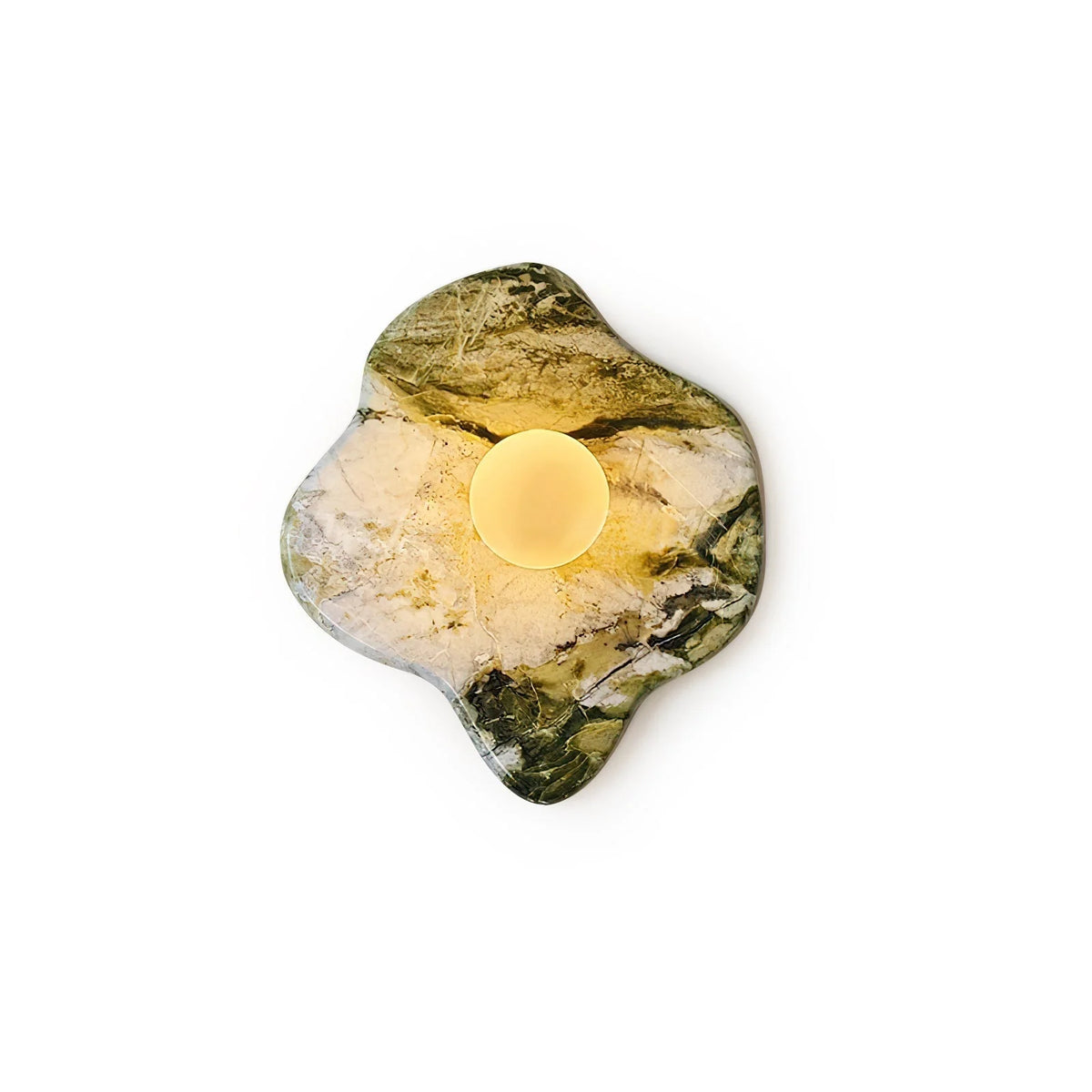 Wall Sconce | Marble Body & Glass Shade | G9 Bulb Holder