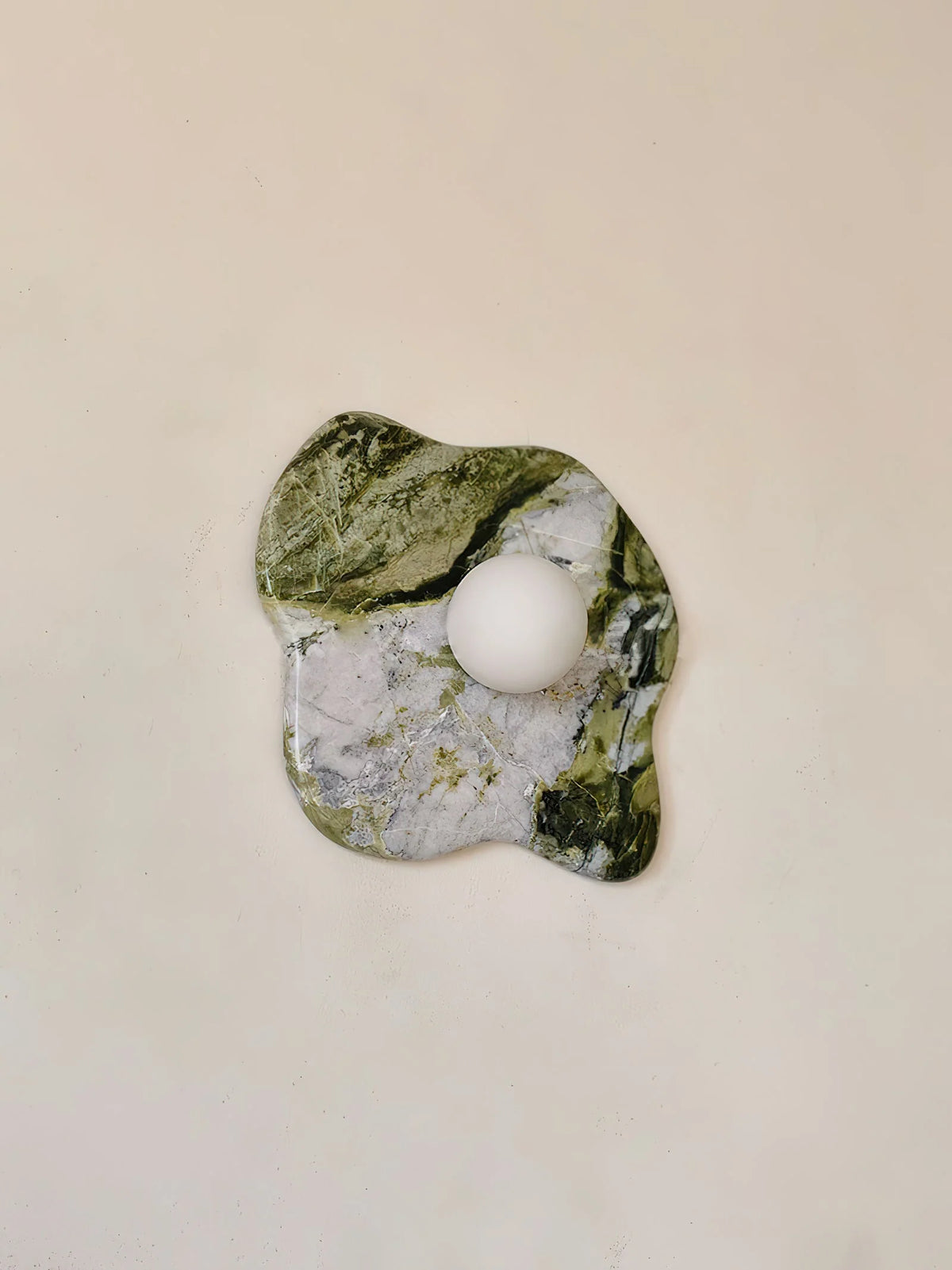 Wall Sconce | Marble Body & Glass Shade | G9 Bulb Holder