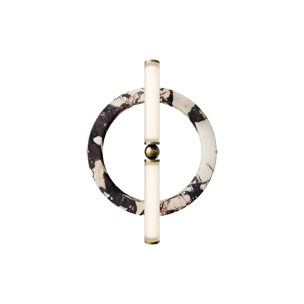 Wall Sconce | Marble Body & Integrated LED | 35 cm Diameter