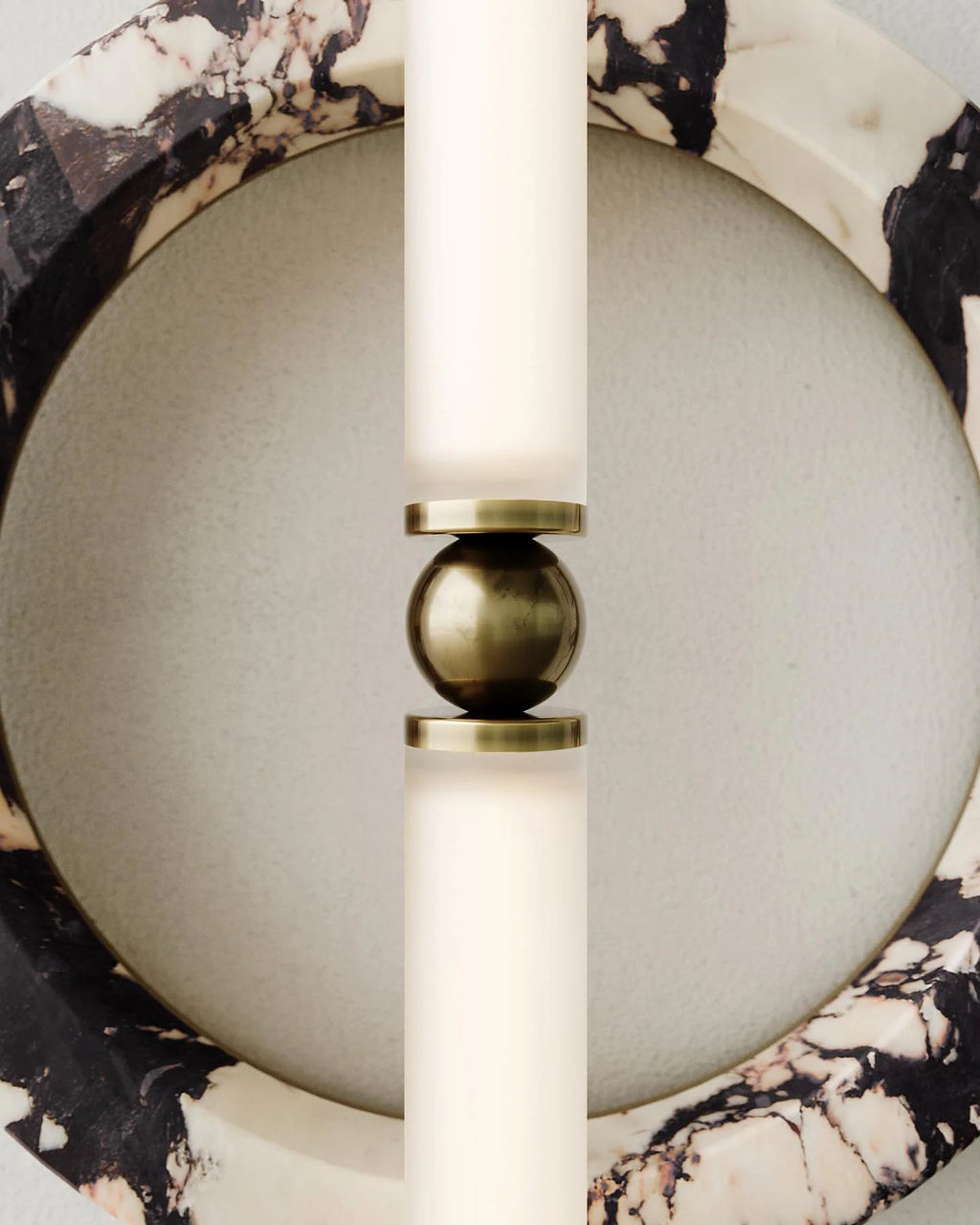 Wall Sconce | Marble Body & Integrated LED | 35 cm Diameter