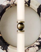 Wall Sconce | Marble Body & Integrated LED | 35 cm Diameter