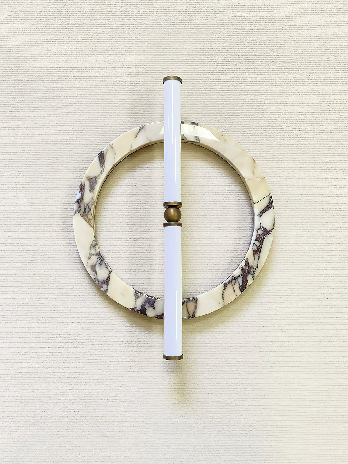 Wall Sconce | Marble Body & Integrated LED | 35 cm Diameter