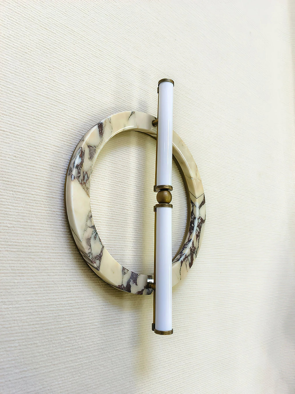 Wall Sconce | Marble Body & Integrated LED | 35 cm Diameter