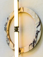Wall Sconce | Marble Body & Integrated LED | 35 cm Diameter