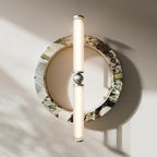 Wall Sconce | Marble Body & Integrated LED | 35 cm Diameter