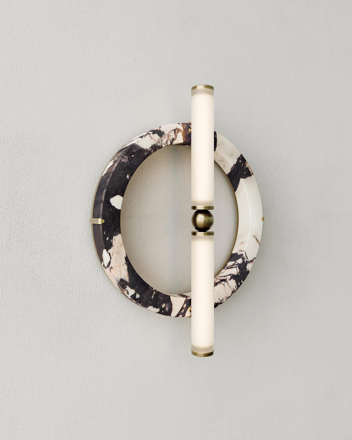 Wall Sconce | Marble Body & Integrated LED | 35 cm Diameter