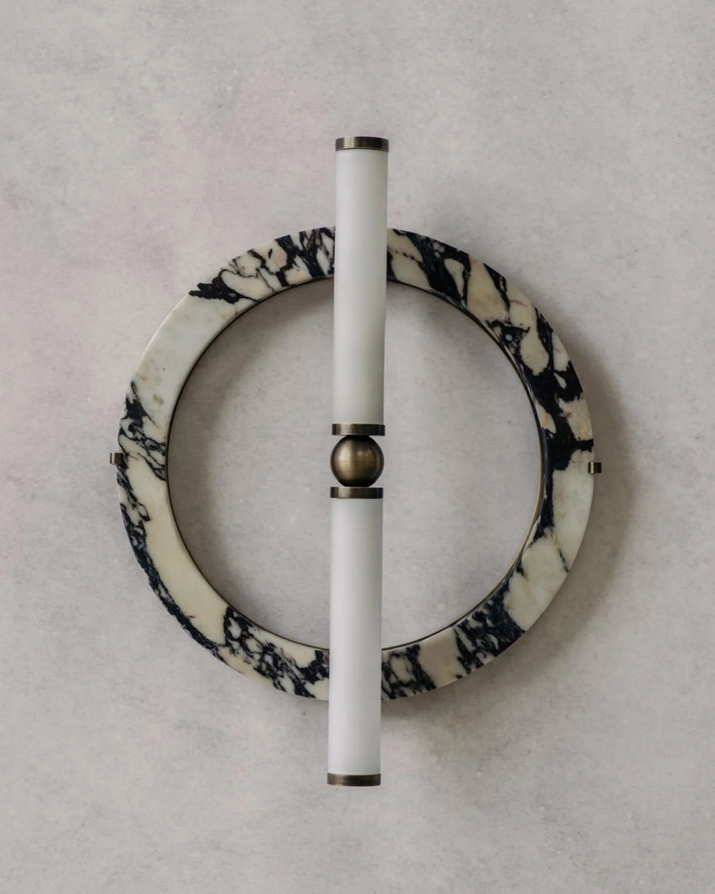 Wall Sconce | Marble Body & Integrated LED | 35 cm Diameter