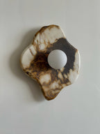 Wall Sconce | Marble & Glass | 28×12×32 cm