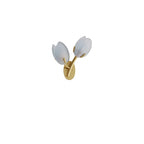 Wall Sconce | Metal Body & Glass Flower Shade