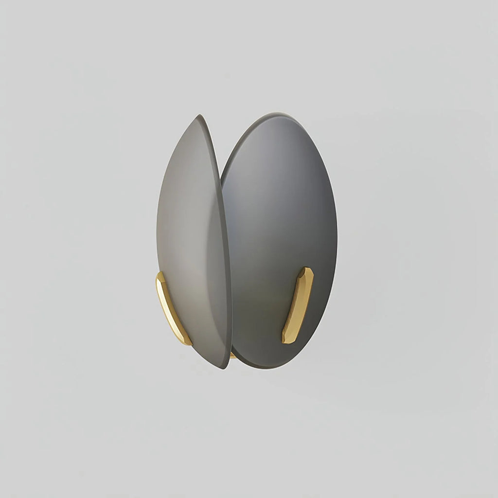 Wall Sconce | Metal Body & Glass Flower Shade