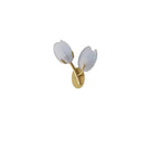 Wall Sconce | Metal Body & Glass Flower Shade
