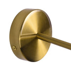 Wall Sconce | Mid-Century Black & Gold Up & Down Lighting | 2-Light