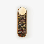Wall Sconce | Mosaic Fabric Shade & Metal Body