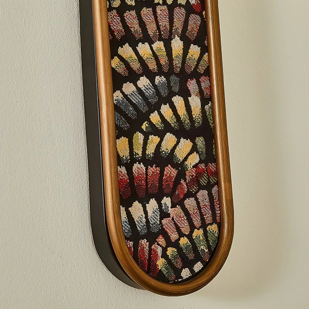 Wall Sconce | Mosaic Fabric Shade & Metal Body