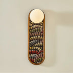 Wall Sconce | Mosaic Fabric Shade & Metal Body