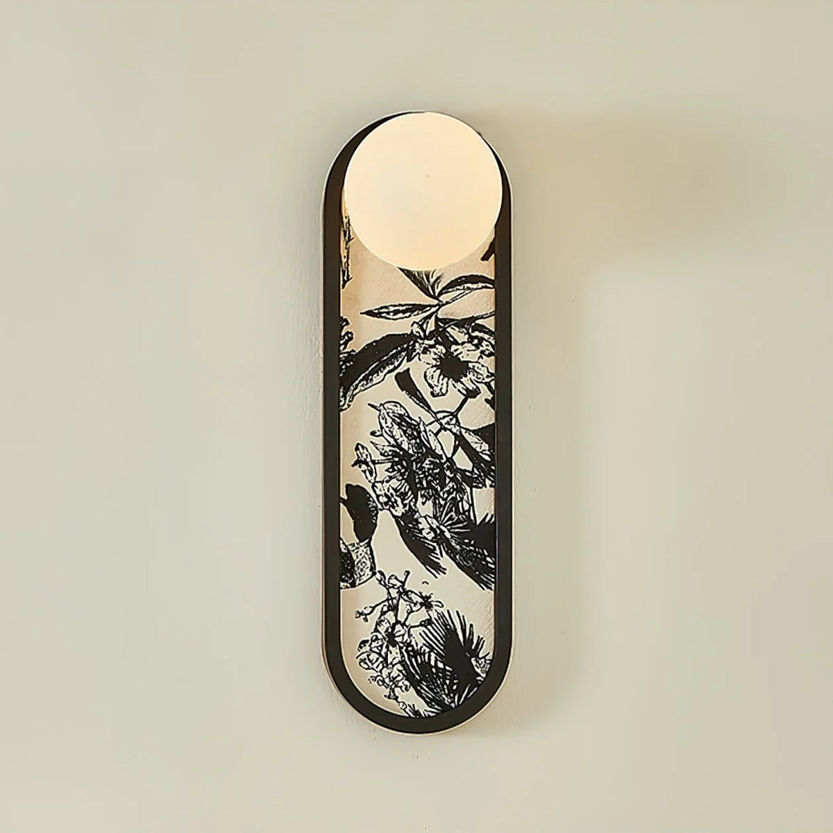 Wall Sconce | Mosaic Fabric Shade & Metal Body