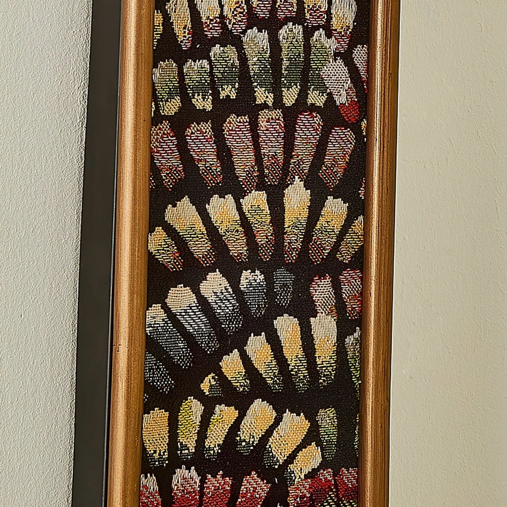 Wall Sconce | Mosaic Fabric Shade & Metal Body