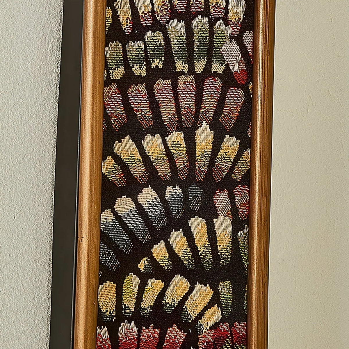 Wall Sconce | Mosaic Fabric Shade & Metal Body