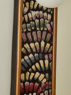 Wall Sconce | Mosaic Fabric Shade & Metal Body