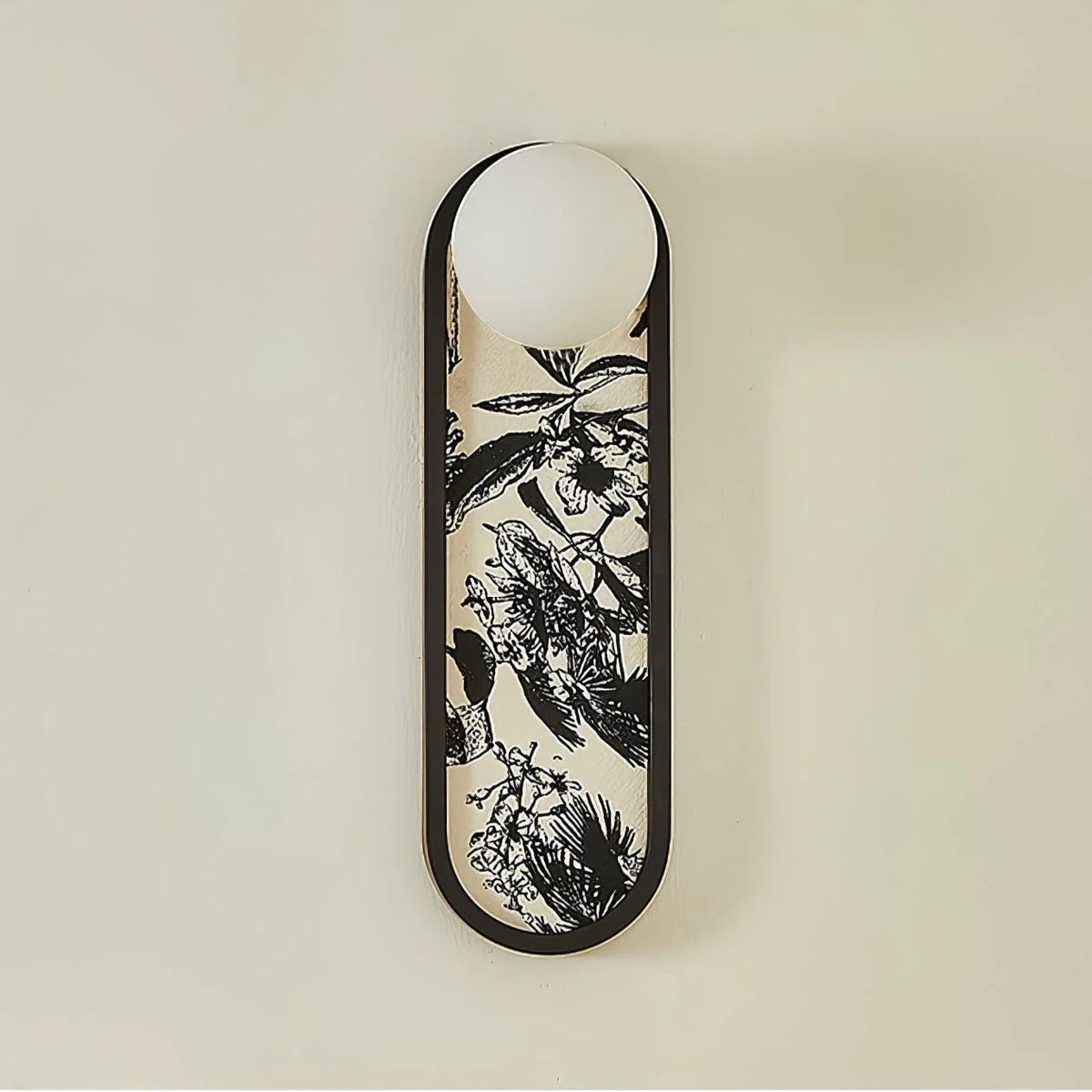 Wall Sconce | Mosaic Fabric Shade & Metal Body