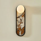Wall Sconce | Mosaic Fabric Shade & Metal Body