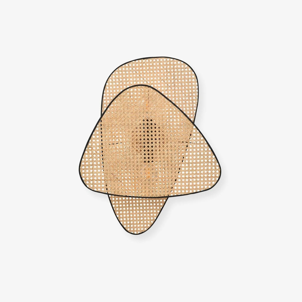 Wall Sconce | Natural Bamboo & Black Metal | Ø33 & Ø46 cm