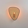 Wall Sconce | Natural Bamboo & Black Metal | Ø33 & Ø46 cm