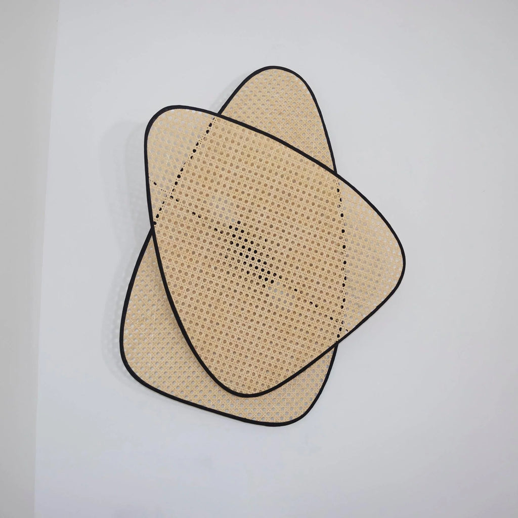 Wall Sconce | Natural Bamboo & Black Metal | Ø33 & Ø46 cm