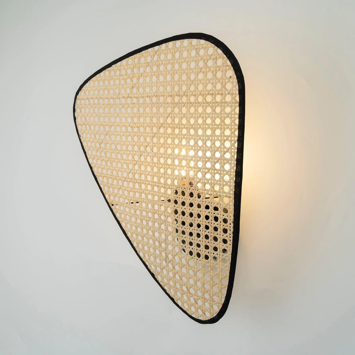 Wall Sconce | Natural Bamboo & Black Metal | Ø33 & Ø46 cm