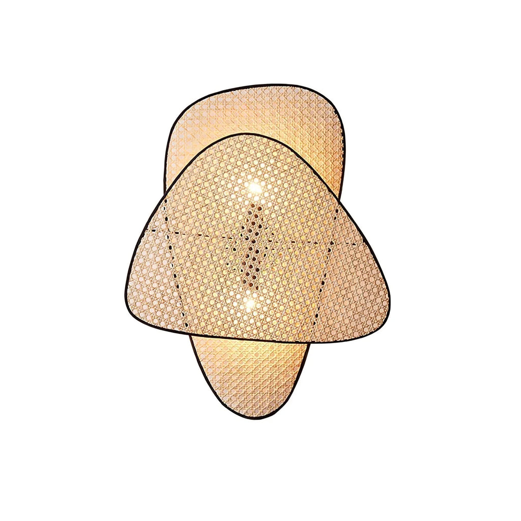 Wall Sconce | Natural Bamboo & Black Metal | Ø33 & Ø46 cm