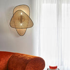 Wall Sconce | Natural Bamboo & Black Metal | Ø33 & Ø46 cm
