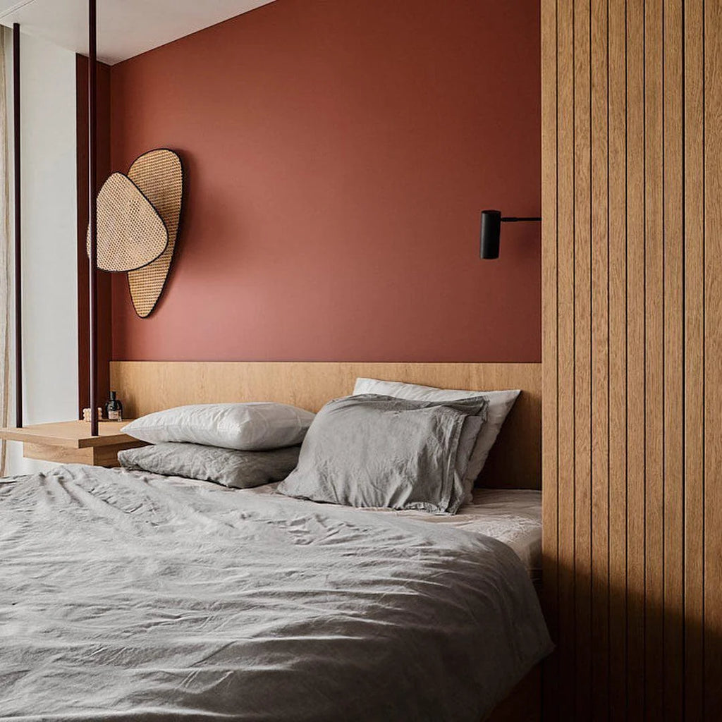 Wall Sconce | Natural Bamboo & Black Metal | Ø33 & Ø46 cm